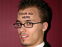Fisher: offering forehead for ads